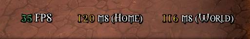 FPS and latency indicators