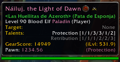 Unit tooltip